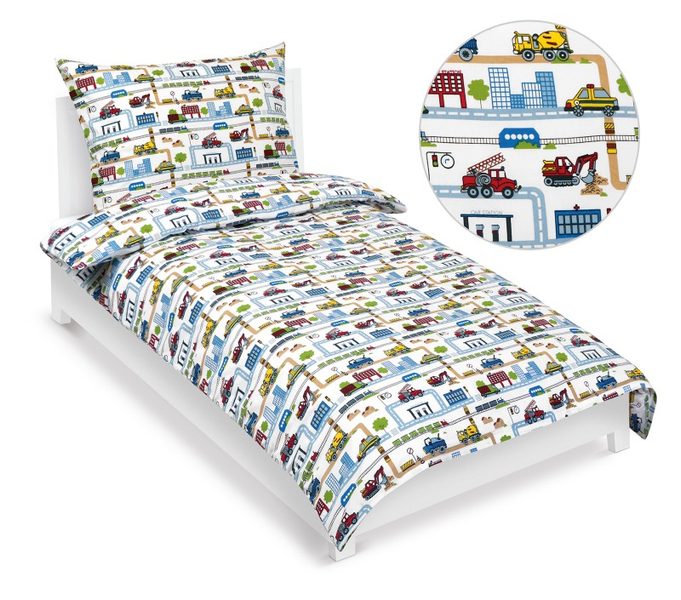 Povlečení bavlněné Junior Zelená 90/055 140x200, 70x90 cm