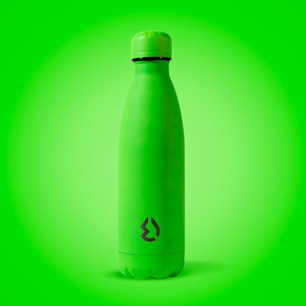 Nerezová Termo láhev na pití fluo zelená Potravinářská nerezová ocel 18/8, 500 ml