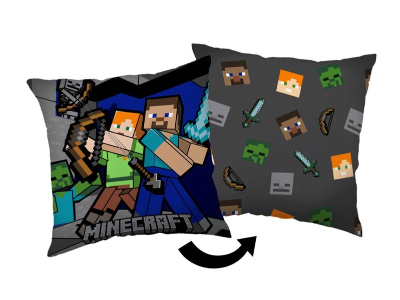 Polštářek Minecraft Survival Mode 40x40 cm