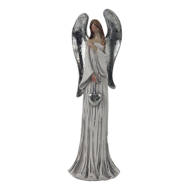 Dekorační anděl X7453 - 7.5 × 6 × 23 cm