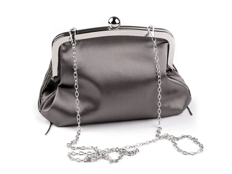 Kabelka - psaníčko saténové s rokajlem