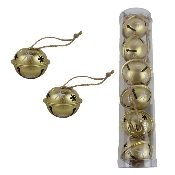 Rolnička k zavěšení, 6 ks K3824-29 - 4 cm