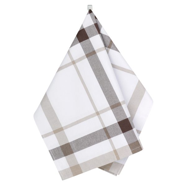 Kuchyňská utěrka 1 ks Hnědá,Béžová 157B 50x70 cm