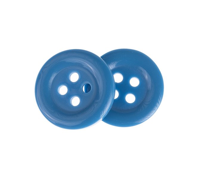 Knoflík - sada 6 ks Modrá 349892I průměr 15 mm
