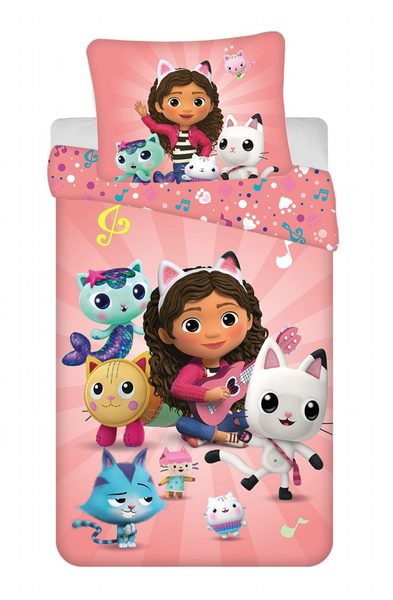 Povlečení Gabbys Dollhouse 02 140x200, 70x90 cm