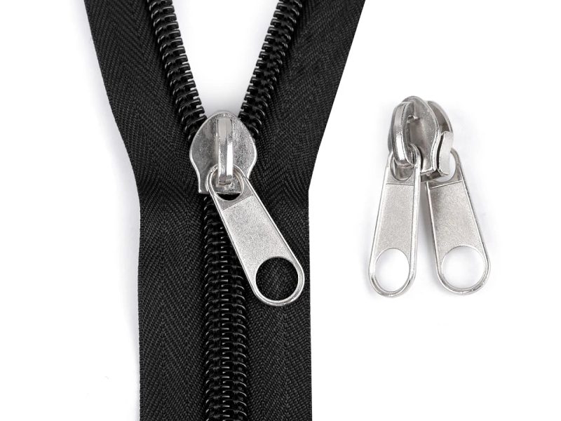 Jezdec ke spirálovým zipům oboustranný No 10 balení 10 ks