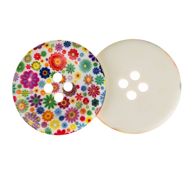 Knoflík - sada 2 ks Fialová,Červená,Modrá 336331C průměr 50 mm