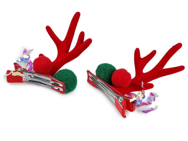 Párty sponky do vlasů vánoční