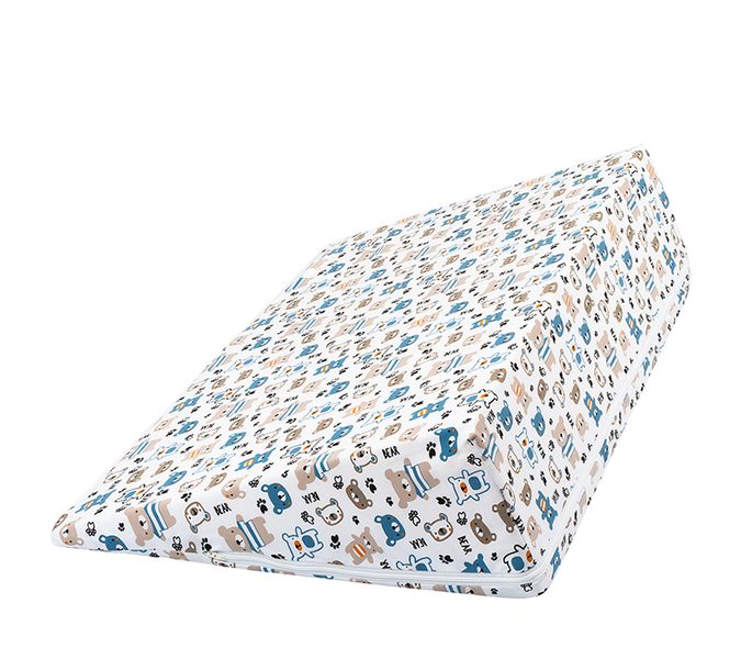 Klínový podhlavník Modrá,Béžová,Bílá 2005/406 80x50x20 cm