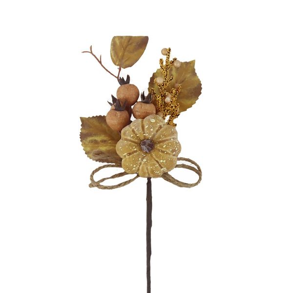 Dekorační větvička s dýní P2311