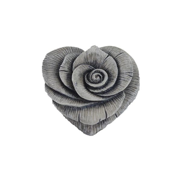 Dekorace na hrob srdce X6469/1 - 7,5 × 7 × 3 cm