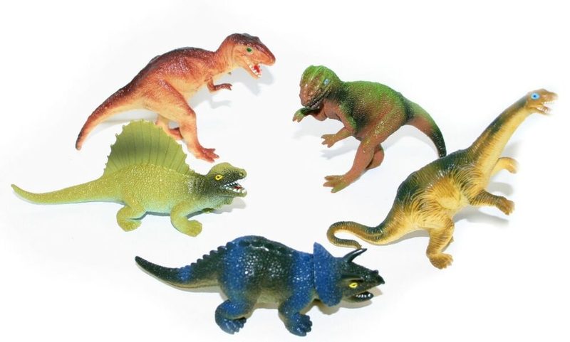 dinosauři v sáčku 5 ks větší