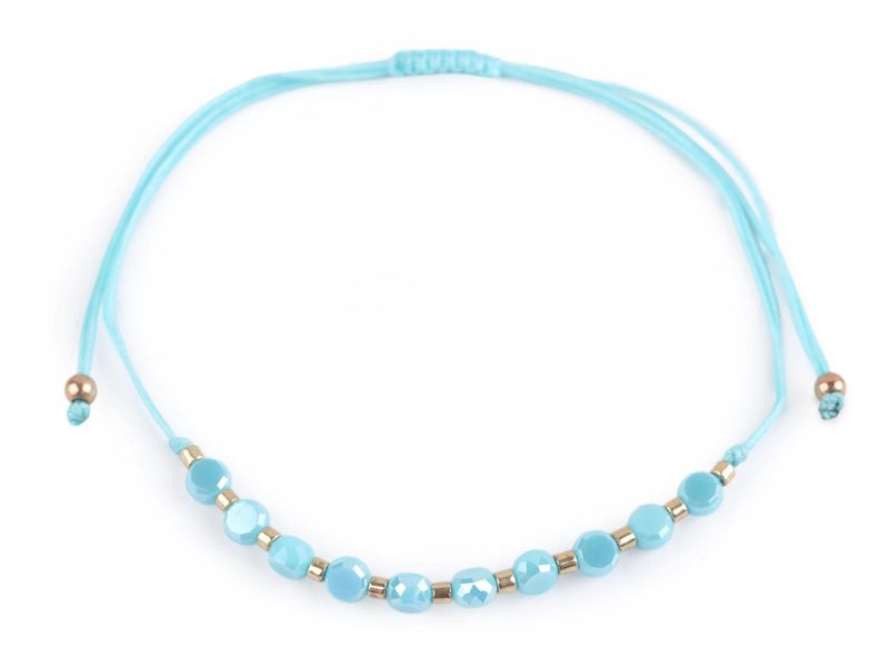 Náramek shamballa broušené korálky s AB efektem