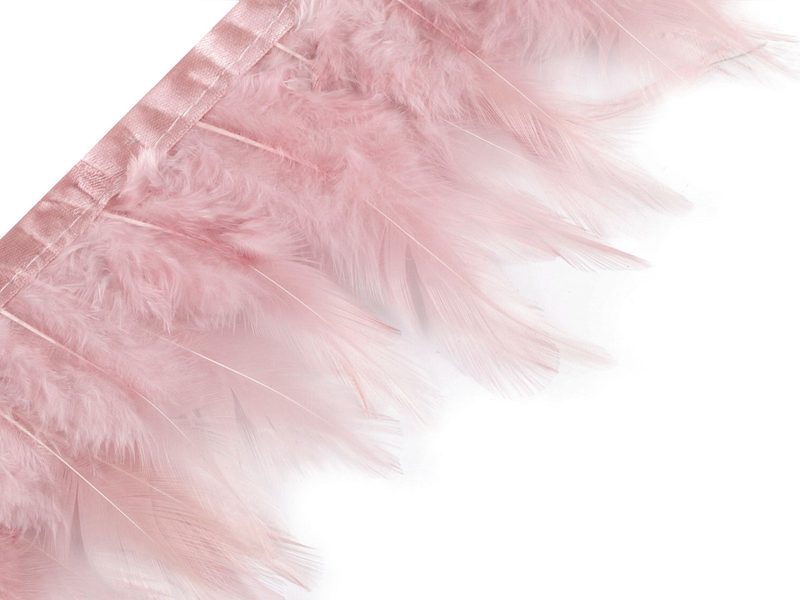 Prýmek - kohoutí peří 7-12 cm METRÁŽ