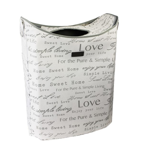 Koš na prádlo textilní X1380 - 50 x 29 x 58/65 cm