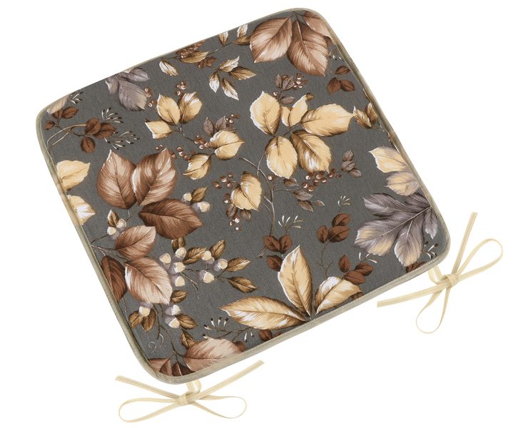 Sedák EMA hladký Šedá,Béžová,Hnědá 34/564 40x40 cm