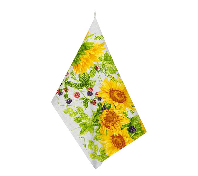 Kuchyňská utěrka 1 ks Žlutá,Zelená,Šedá 311 50x70 cm