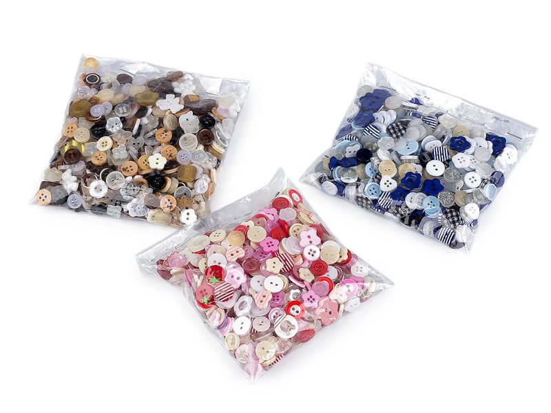 Knoflíky mix 500 ks