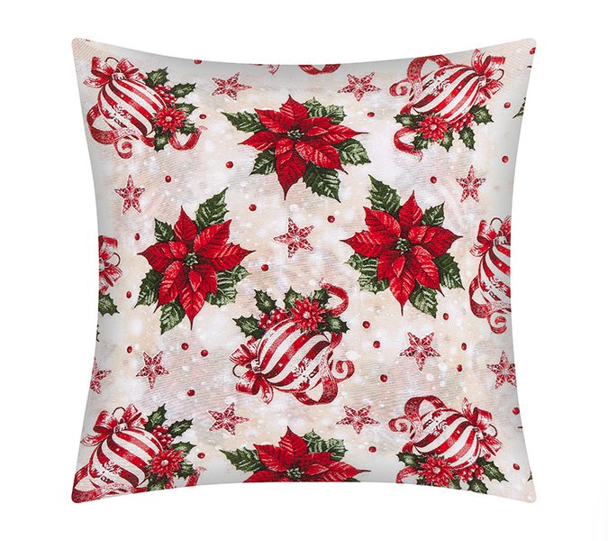 Povláček Vánoce Červená,Zelená,Smetanová 55/131 45x45 cm