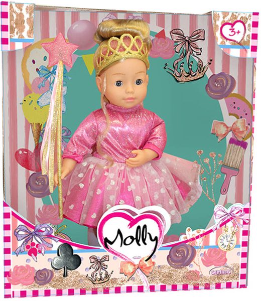 Bambolina Molly zpívající princezna (baterie, zvuk)