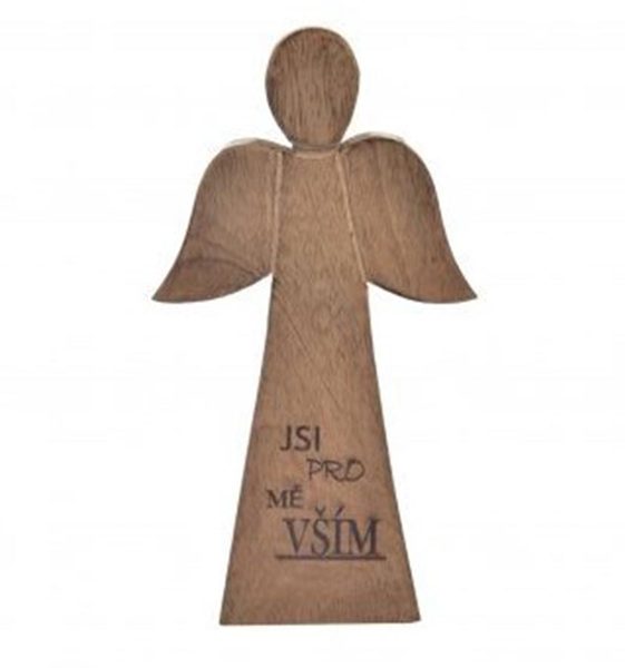 Anděl mango Jsi pro mě O0410 - 13 x 2,5 x 25 cm