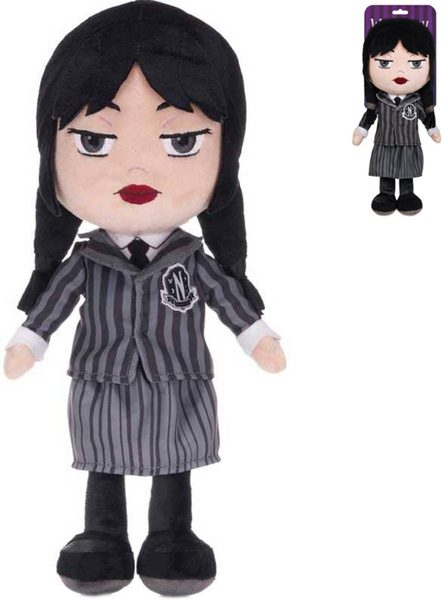 PLYŠ Wednesday Addams postavička uniforma