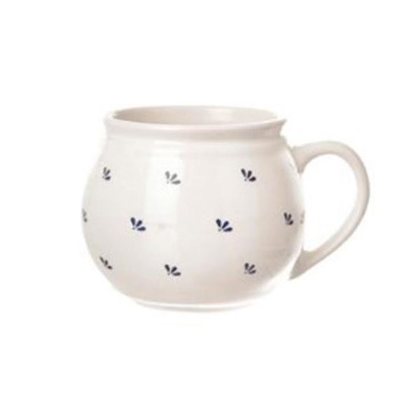 Hrnek krajáč - modro-bílá O0250 - dia 8 x 6,5 cm