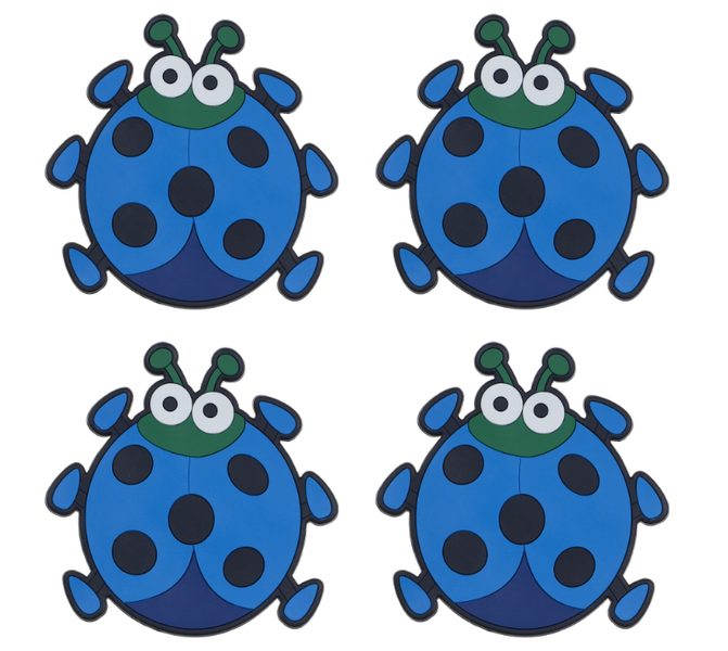 Podtácek sada 4 ks Modrá 1100/060 10x10 cm - 4ks