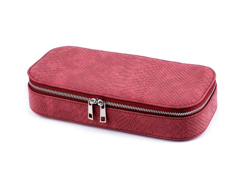 Šperkovnice na zip 11x24x5 cm