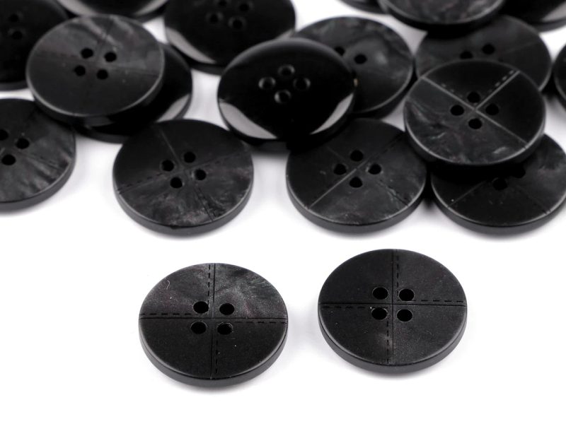 Knoflík s prošitím velikost 24", 28", 36", 40" - balení 20 kusů