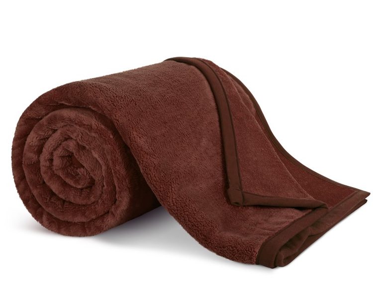 Přikrývka Korall micro Hnědá 6014/017