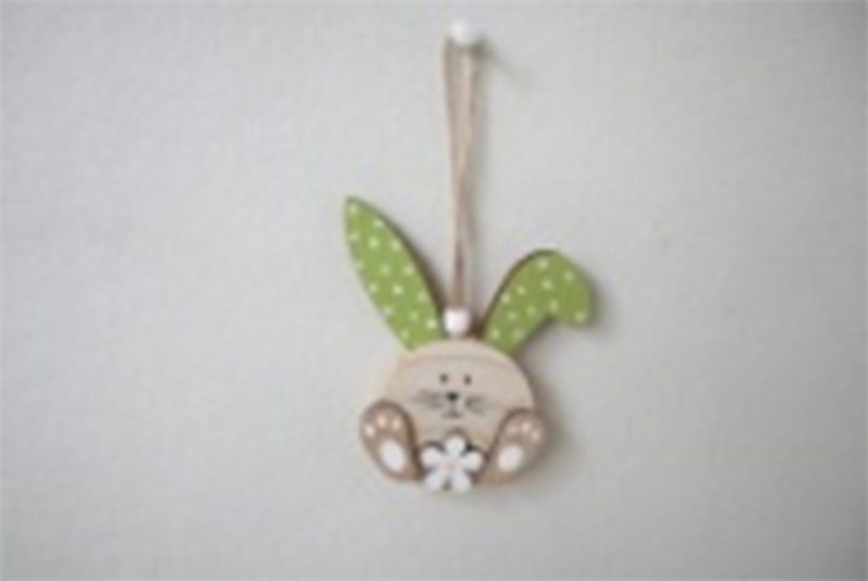 Velikonoční zajíček k zavěšení, 2 ks D7649-15 - 8,5x11x1