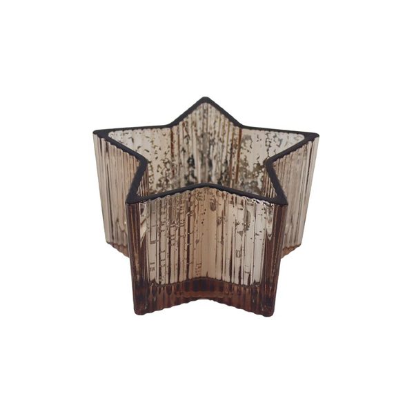Dekorační svícen hvězda S0508/3 - 14×0×8 cm