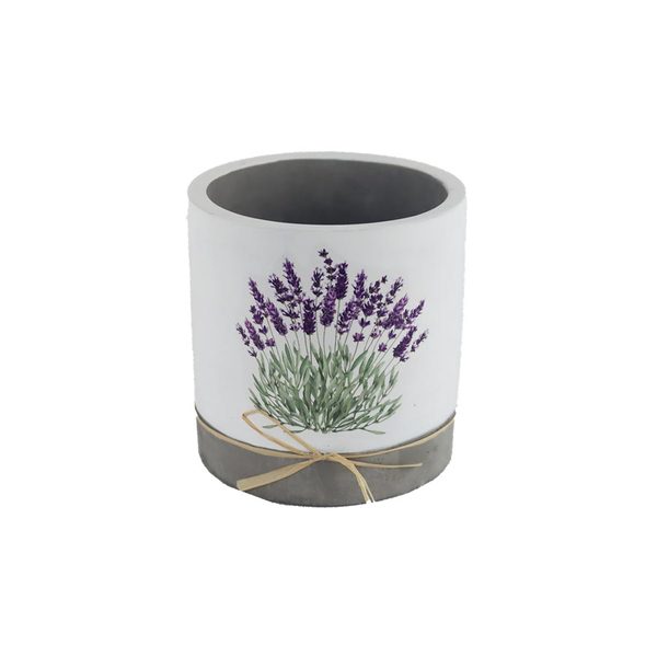 Obal na květiny kulatý levandule X5808/1 - dia 10,6 × 10,8 cm