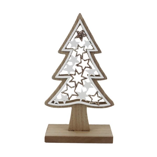 Dekorace stromek D7543/1 - 16 × 9.5 × 4.5 cm