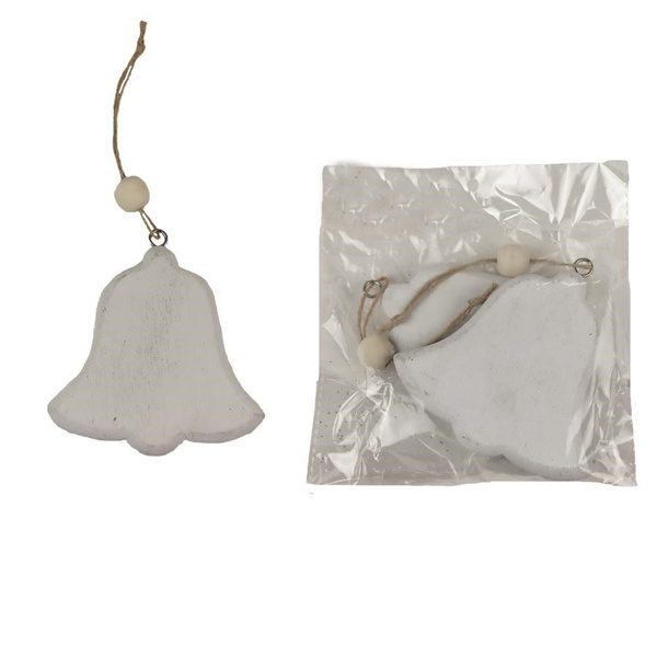 Dekorace zvonek, 2 ks D4085-01 - 10 x 7.5 x 1.50 cm