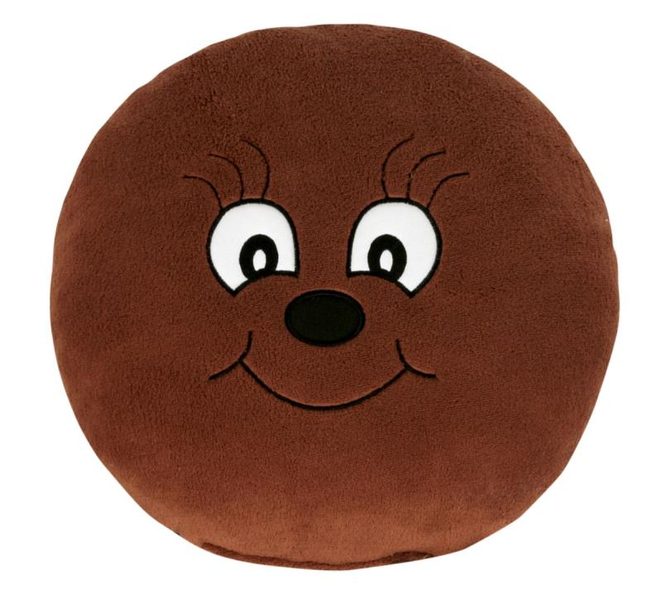 Polštářek Kulička Hnědá 65/018 průměr 35 cm