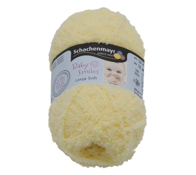 Příze LENJA SOFT Vanilková 1021 25g / 85 m