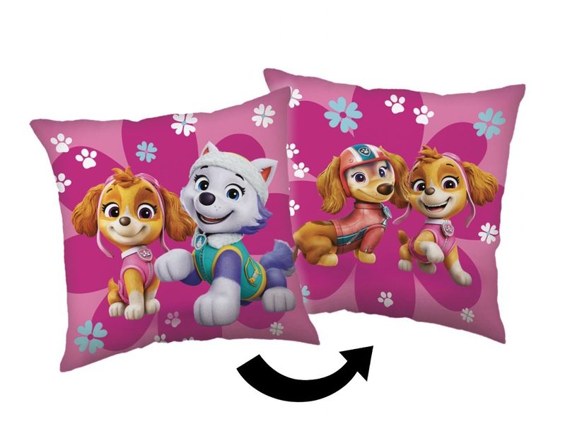 Polštářek Paw Patrol Flower power 40x40 cm
