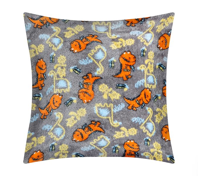 Polštářek ELLÍK - dětský motiv Šedá,Oranžová 7023/187 35x40 cm