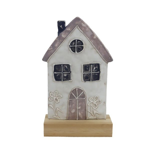 Dekorace domeček K4080 - 17 cm