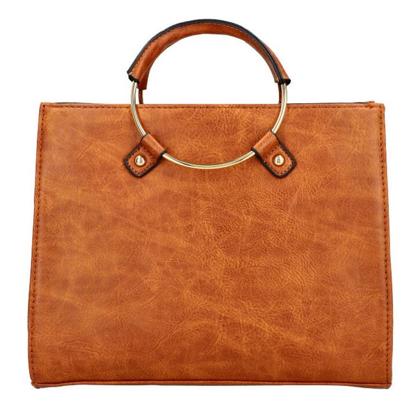 Moderní dámská kabelka do ruky Beast hnědá