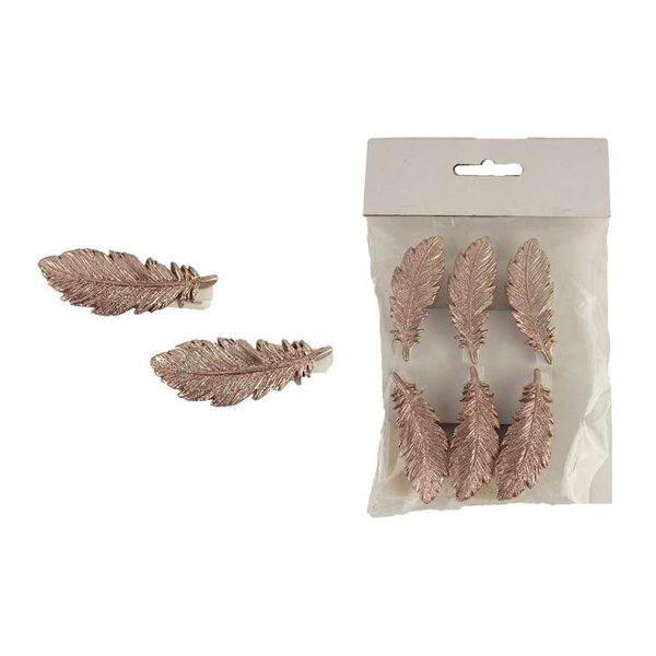 Pírko klip, 6ks X3502-05 - 2 x 5,5 x 2 cm