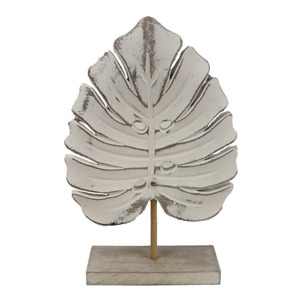 Dekorace list D5361 - 17.5 × 6 × 27 cm