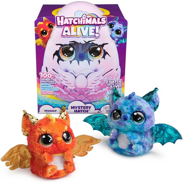 Spin Master Hatchimals dráček líhnoucí se (interaktivní, baterie, světlo, zvuk)