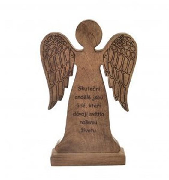 Anděl mango Skuteční andělé O0411 - 21x6x32 cm
