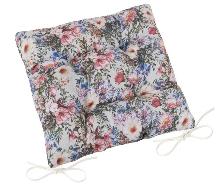 Sedák EMA prošívaný Modrá,Růžová 41/530 40x40 cm