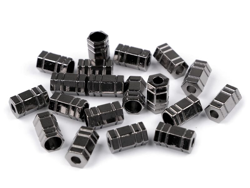 Kovová koncovka na šňůru Ø4 mm / ozdoba  10 ks