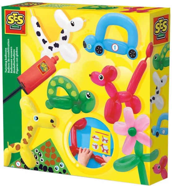 SES CREATIVE Veselé tvarovací nafukovací balonky kreativní set