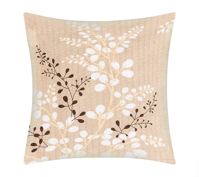 Povláček krepový Béžová,Hnědá,Bílá 80/412 40x40 cm